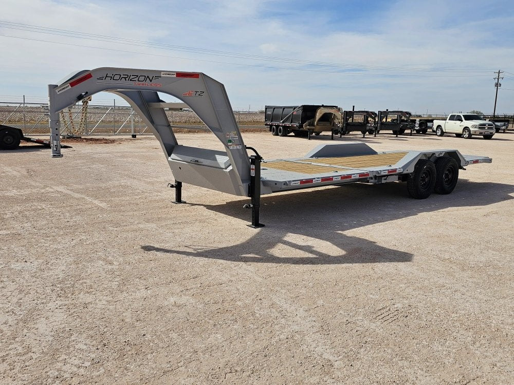 24' Horizon ETZ Gooseneck Equipment Tilt Trailer - (2) 8K Axles 15556