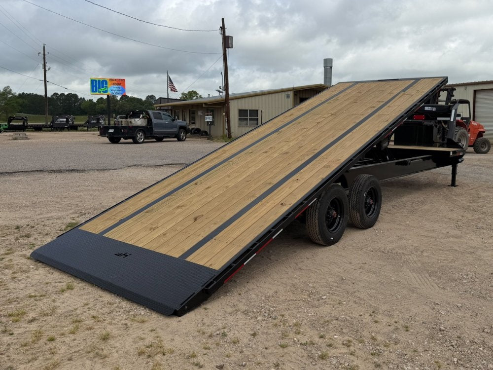 28' Horizon FTS Gooseneck Hydraulic Deckover Tilt Trailer - 10K Axles 16529