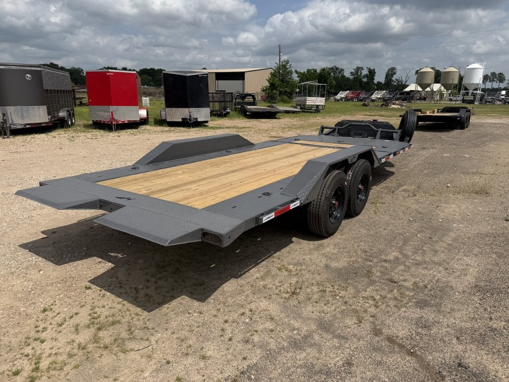 22' Horizon HET Bumper Pull Equipment Tilt Trailer Drive Over Fenders - (2) 10K Axles 15468