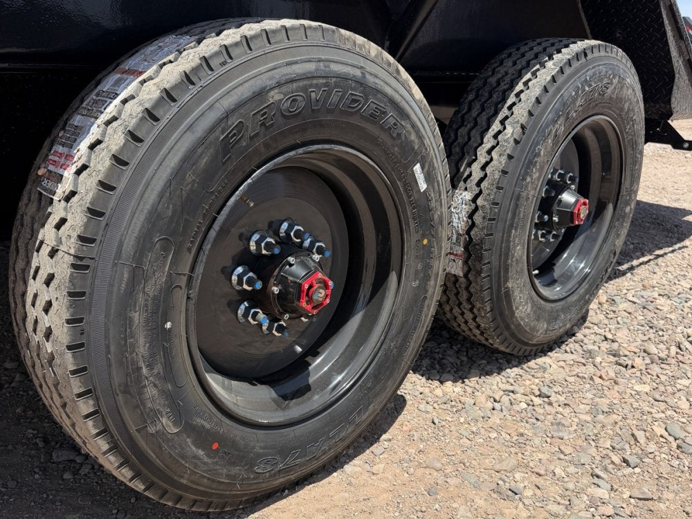 24' Horizon HET Gooseneck Equipment Tilt Trailer Drive Over Fenders - (2) 10K Axles 016852
