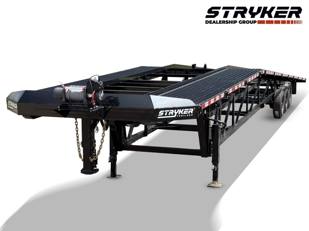 50' Stryker Gooseneck Wedge 3 Car Hauler - (3) 7k Axles Derated 004593