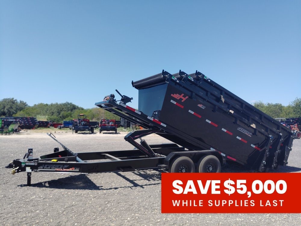 Horizon 14' RDZ BP Roll off Bundle (2) 7k Axles + 3 Bins w/ 4' Walls 00796A