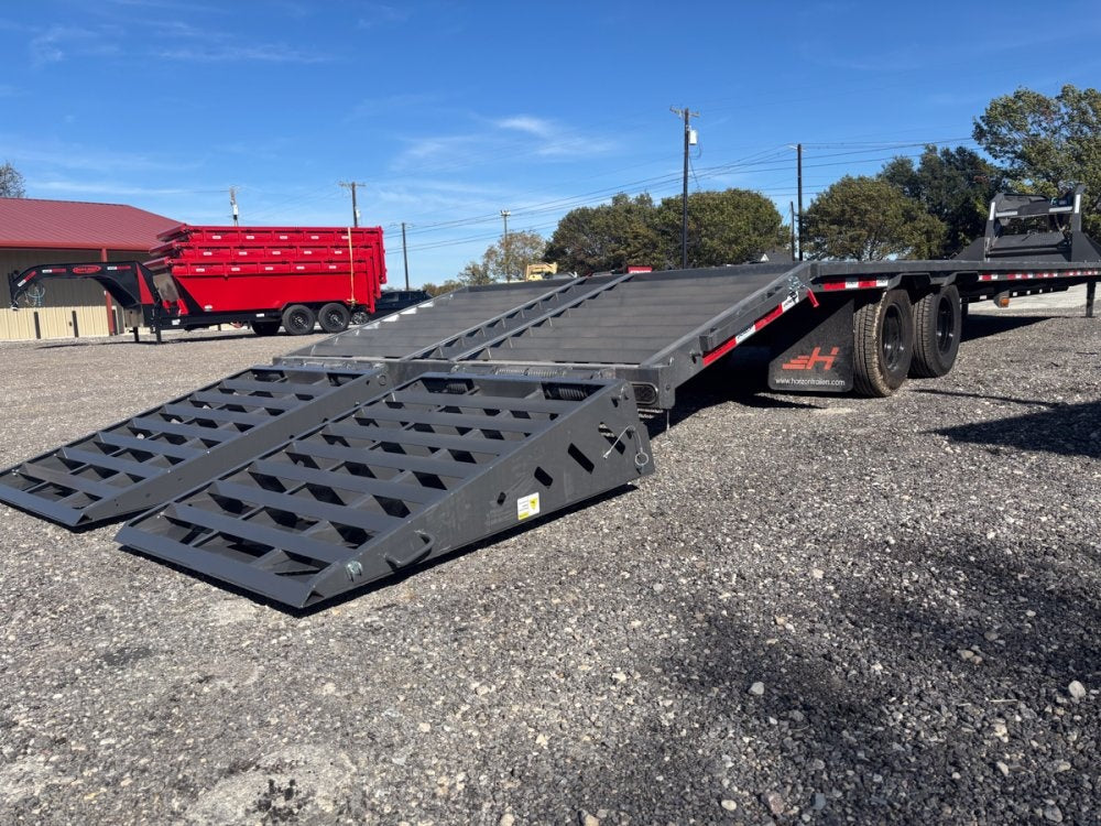 40' FHZ Gooseneck Deckover (2) 10K Axles Mega Ramps 12442