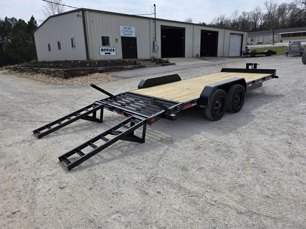 20' Equipment Trailer Texas Bragg Boss 3' Dove 16k GVWR 252333