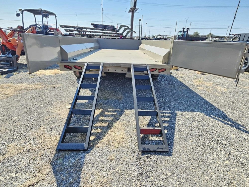 14' Stryker EDT Bumper Pull Dump Trailer 20" Side Walls - (2) 7k Axles 4053