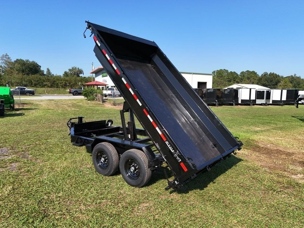 12' Stryker EDT Bumper Pull Dump Trailer 20" Side Walls - (2) 7k Axles 4048