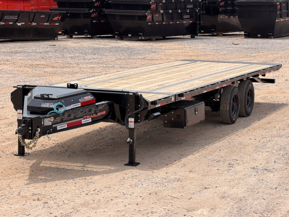 28' Horizon FTS Bumper Pull Hydraulic Deckover Tilt Trailer - 10K Axles 15102