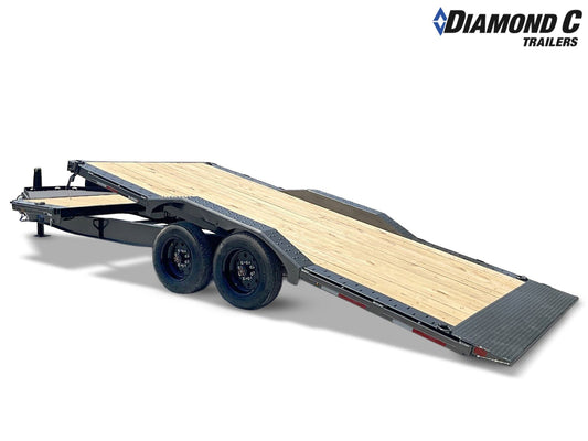 Diamond C HXD Low Pro Bumper Pull Extra Wide Split Tilt Equipment Trailer