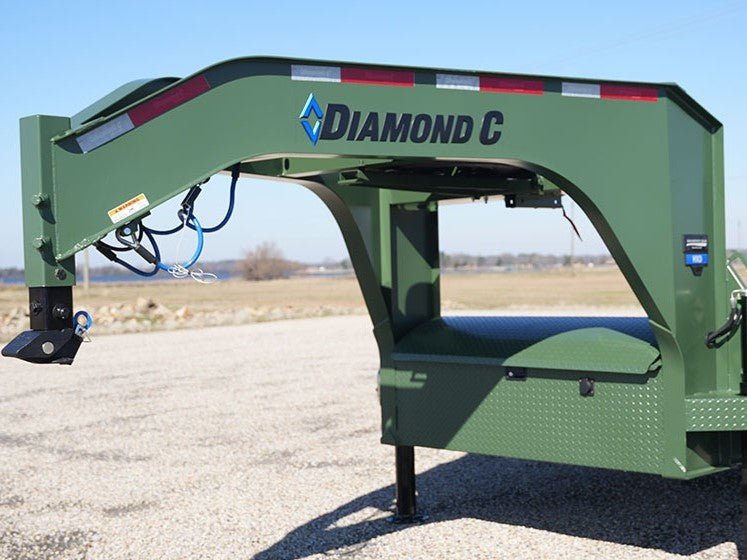 Diamond C HXD Low Pro Gooseneck Extra Wide Tilt Equipment Trailer