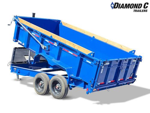 Diamond C LPT Bumper Pull Low Profile Dump Trailer