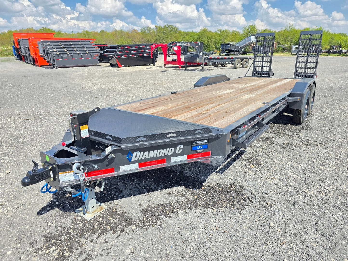 Diamond C LPX Low Profile Bumper Pull Equipment Trailer