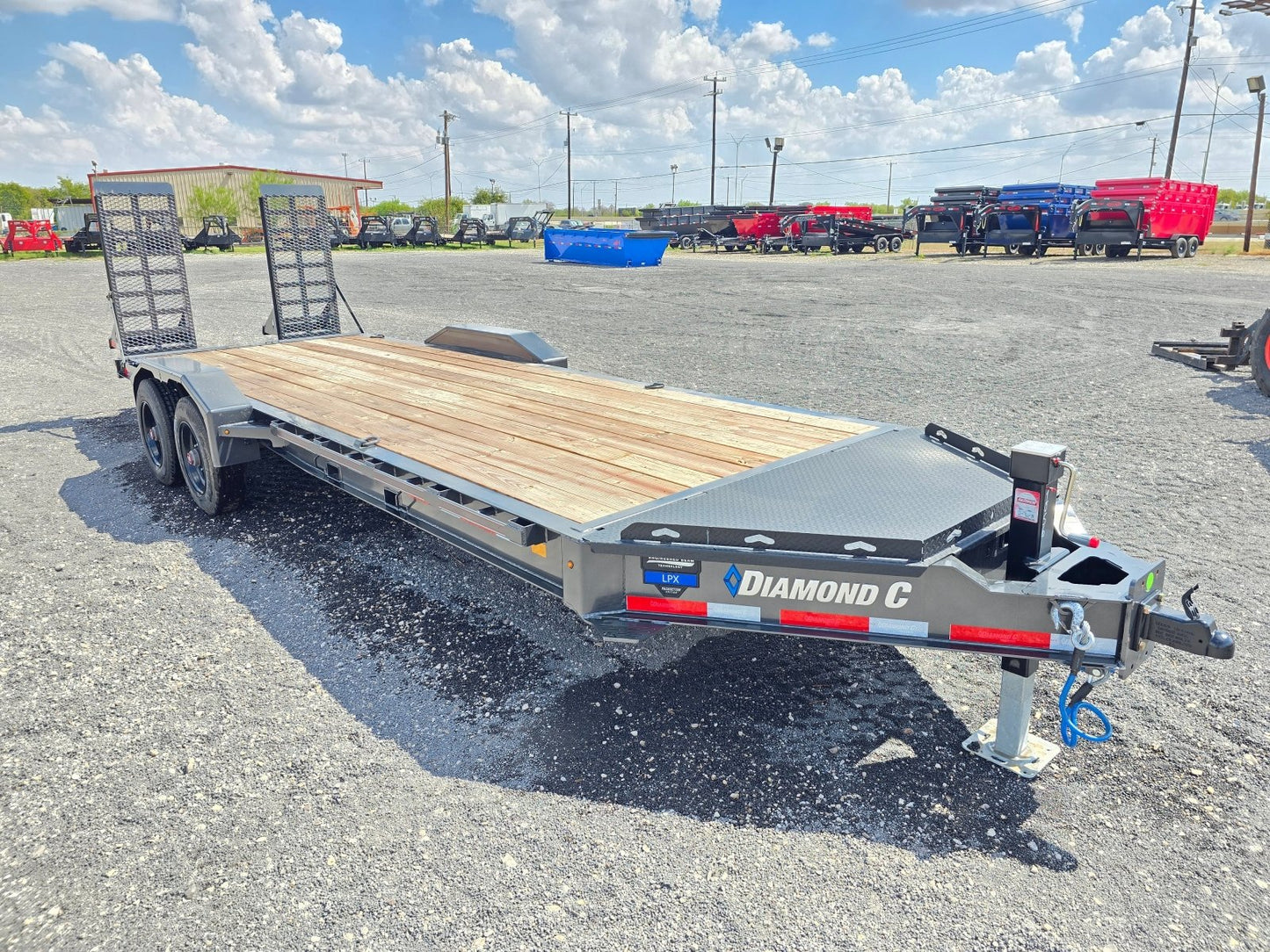 Diamond C LPX Low Profile Bumper Pull Equipment Trailer