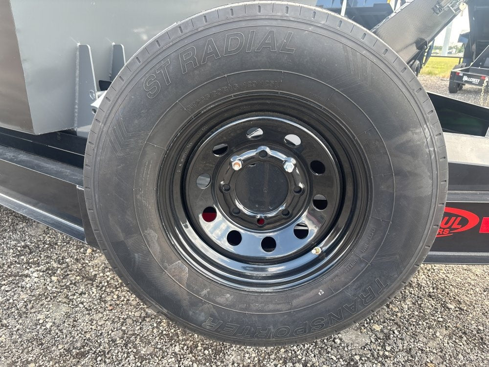 Dura Haul 14' BP Roll Off Bundle (2) 7k Axles + 3 Bin 4' Walls - Roll Off Packages - RO 14' Bumper Pull - TrailerSwap