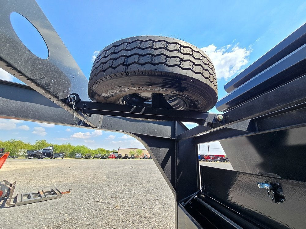 Dura Haul 14' GN Roll off Bundle (2) 7k Axles + 3 Bins w/ 4' Walls - Roll Off Packages - RO 14' Gooseneck - TrailerSwap