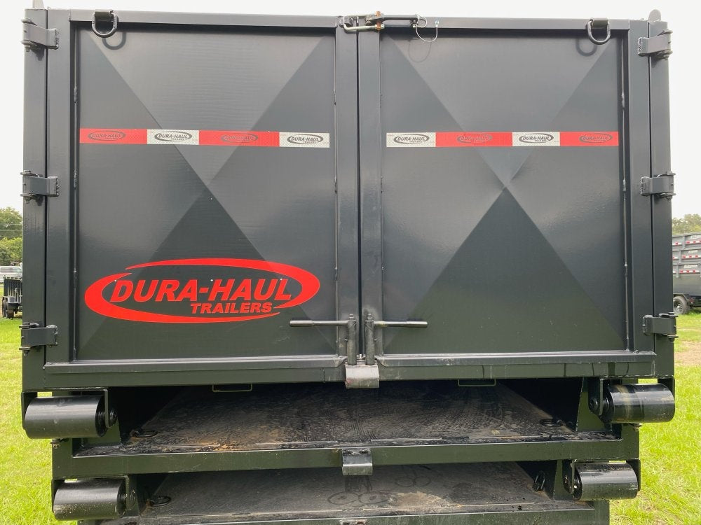 Dura Haul 14' GN Roll off Bundle (2) 8k Axles + 3 Bins w/ 4' Walls - Roll Off Packages - RO 14' Gooseneck - TrailerSwap