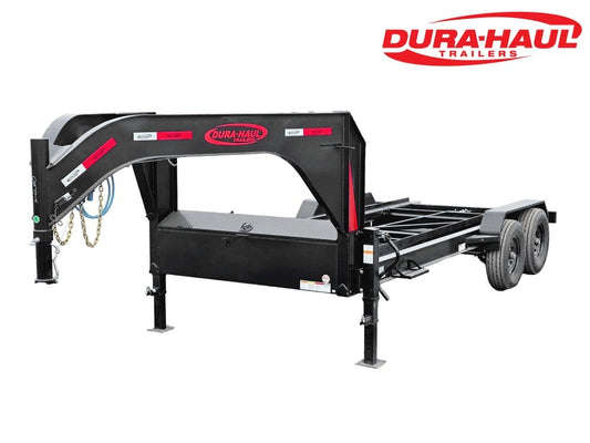 Dura Haul 14' RKO GN Roll Off Base (2) 7k Axles - Roll Off Base Trailer - RO 14' Gooseneck - TrailerSwap
