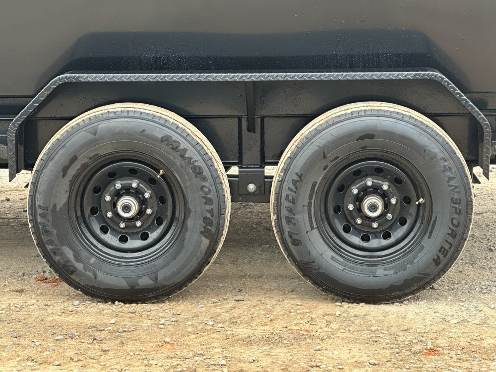 Dura Haul 16' BP Roll Off Bundle (2) 7k Axles + Bin 4' Walls - Roll Off Packages/RO 16' Bumper Pull - Stryker Dealership Group