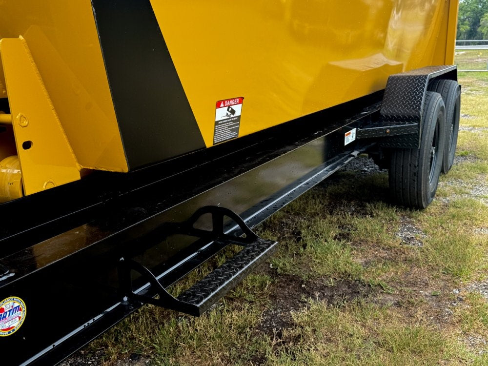 Dura Haul 16' GN Roll off Bundle (2) 7k Axles + 3 Bins w/ 4' Walls - Roll Off Packages - RO 16' Gooseneck - TrailerSwap