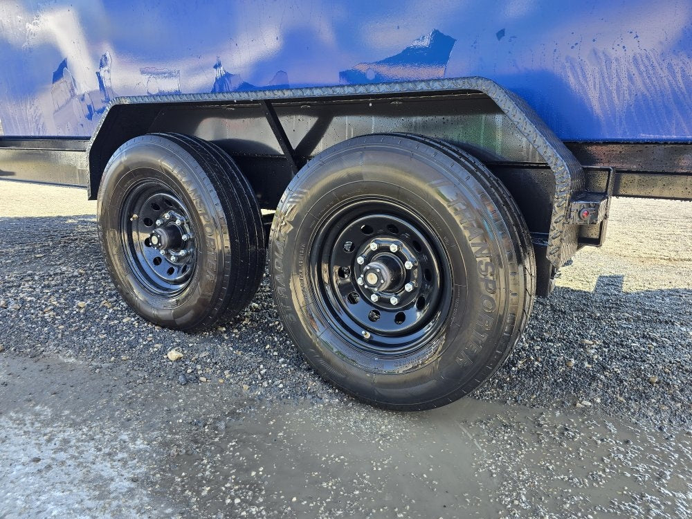 Dura Haul 16' GN Roll off Bundle (2) 8k Axles + 3 Bins w/ 4' Walls - Roll Off Packages - RO 16' Gooseneck - TrailerSwap