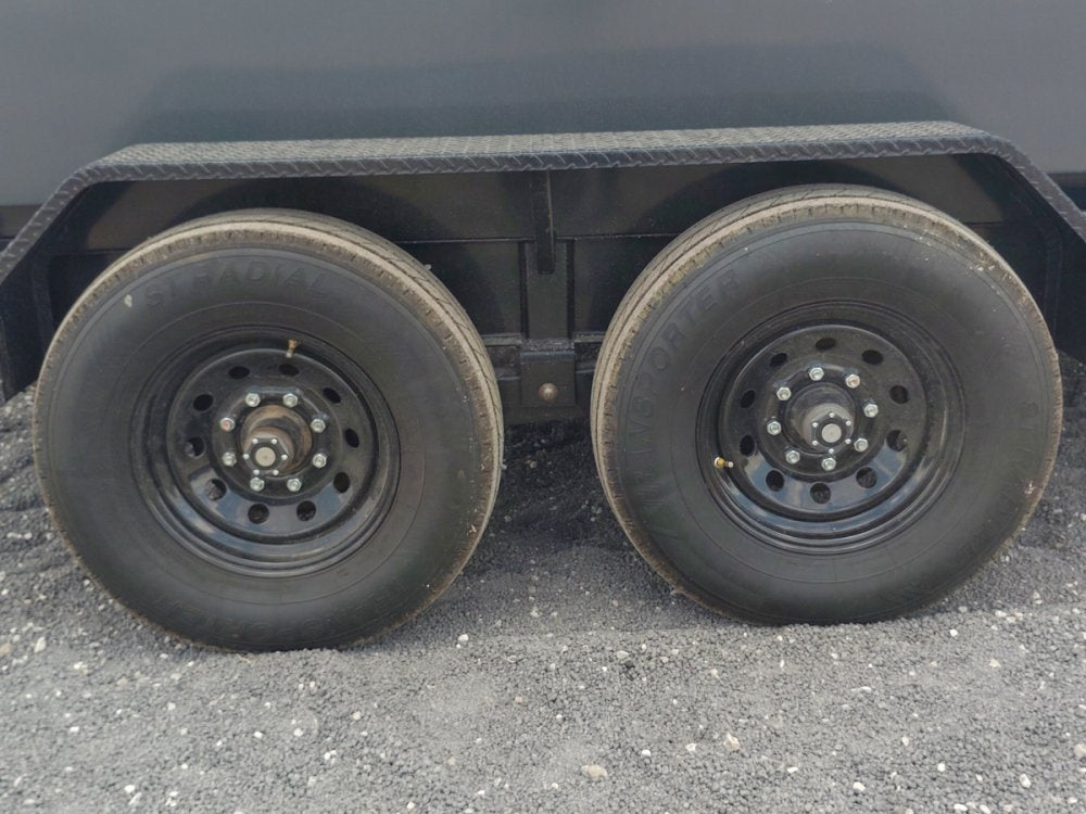 Dura Haul 16' GN Roll off Bundle (2) 8k Axles + 3 Bins w/ 4' Walls - Roll Off Packages - RO 16' Gooseneck - TrailerSwap