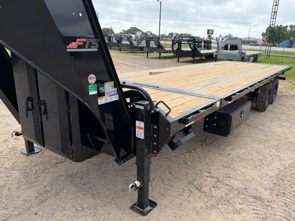 28' Horizon FTS Gooseneck Hydraulic Deckover Tilt Trailer - 10K Axles 16529