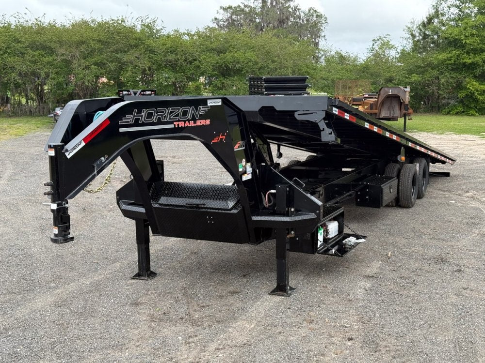 34' Horizon FFH Gooseneck Deckover Full Tilt Trailer - (2) 10k Axles 14205