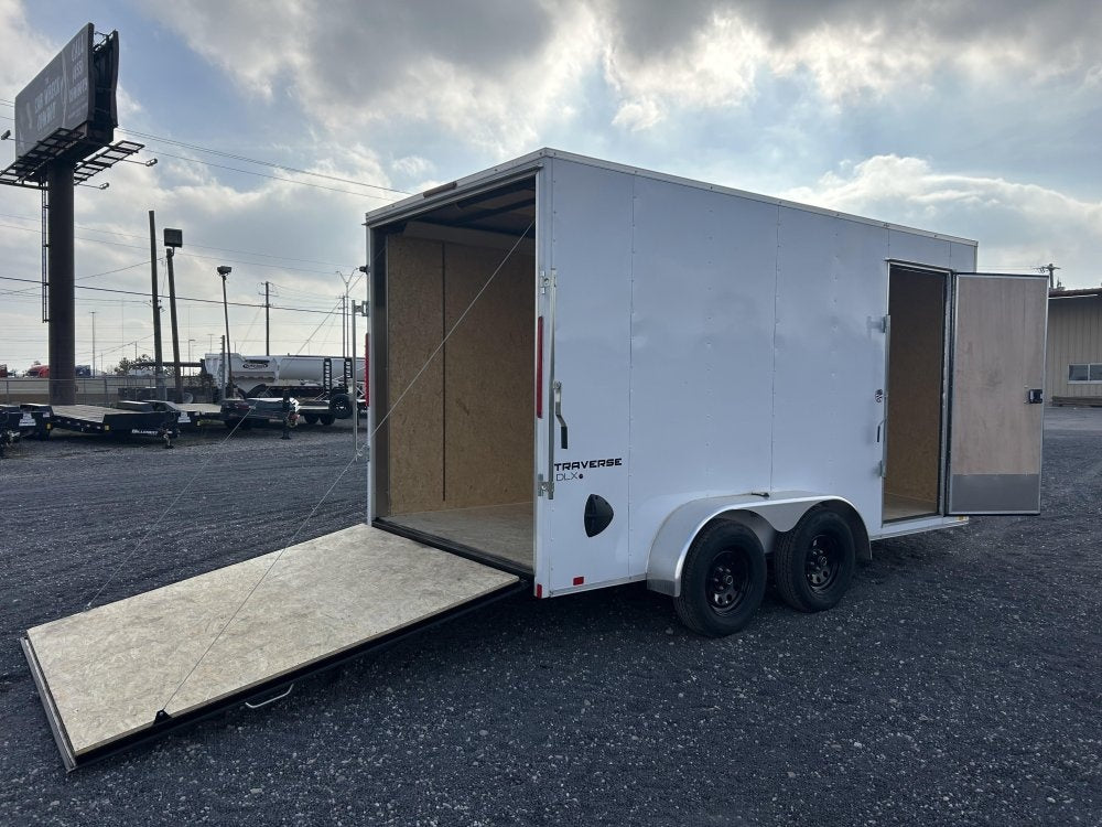 7' x 14' Traverse DLX Flat Top V Nose (2) - 3500 lb Axle 127992