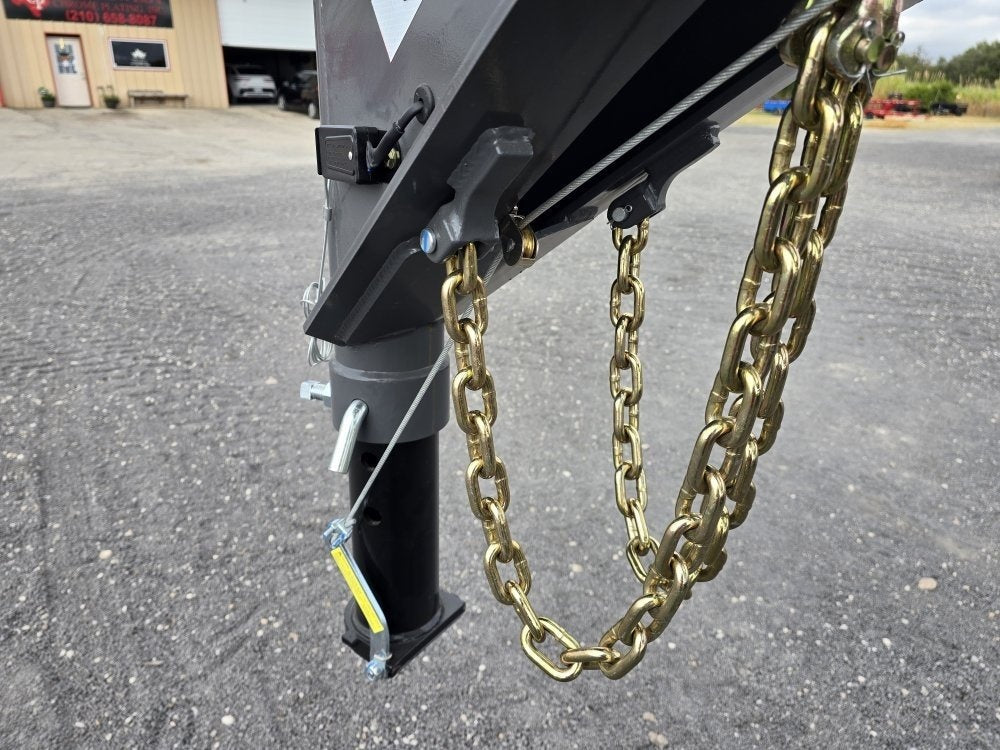 32' DKO Gooseneck Deckover 27' + 5' Mega Ramps (2) 12K Axles 11358