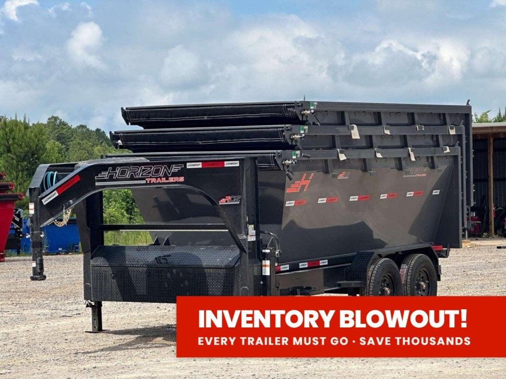 Horizon 16' RDZ GN Roll off Bundle (2) 8k Axles + 3 Bins w/ 4' Walls 011786