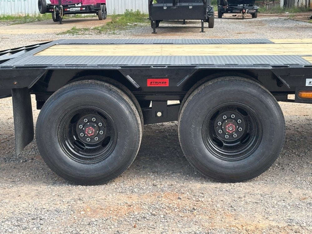 25' Stryker Gooseneck (2) 10K Axles Mega Ramps Dual Wheels 3475