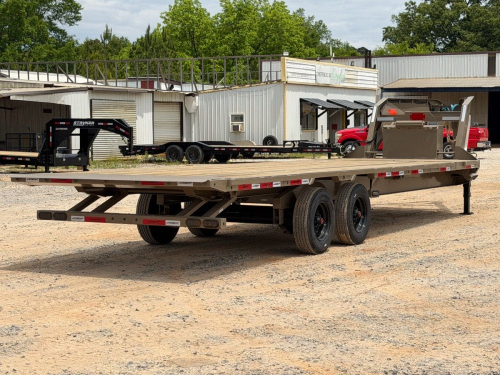28' Horizon FTS Gooseneck Hydraulic Deckover Tilt Trailer - (2) 10K Axles 016542