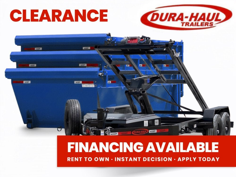 Dura Haul 14' BP Roll Off Bundle (2) 7k Axles + 3 Bin 4' Walls 01092A