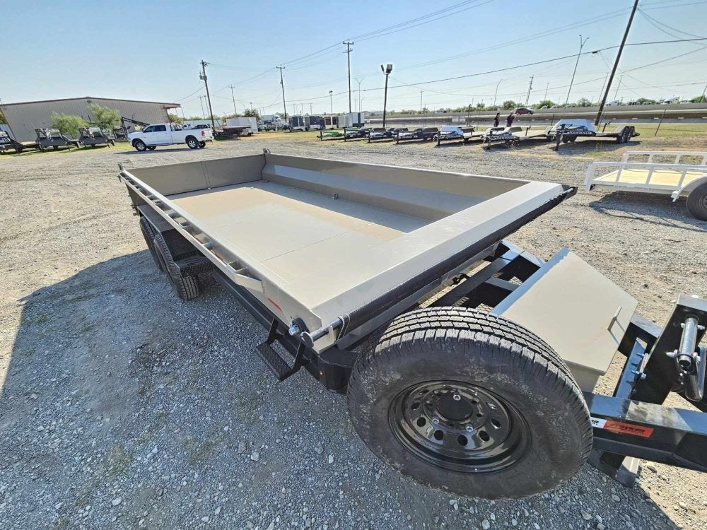 14' Stryker EDT Bumper Pull Dump Trailer 20" Side Walls - (2) 7k Axles 4053