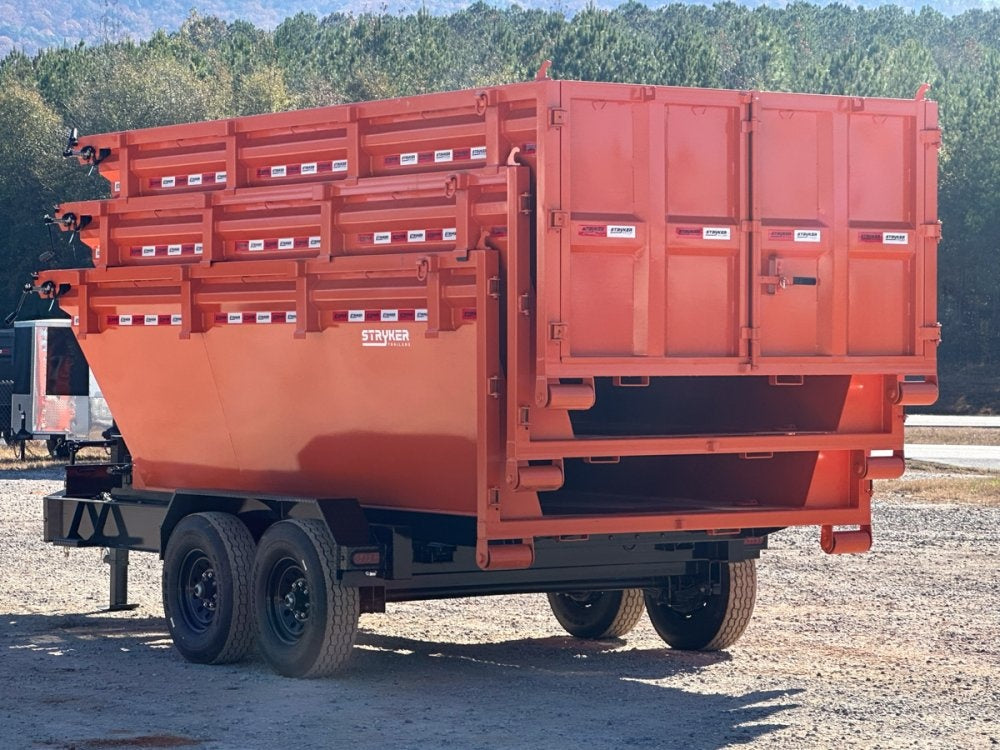 Stryker 14' BP Roll off Bundle (2) 7k Axles + 3 Bins w/ 4' Walls 2579