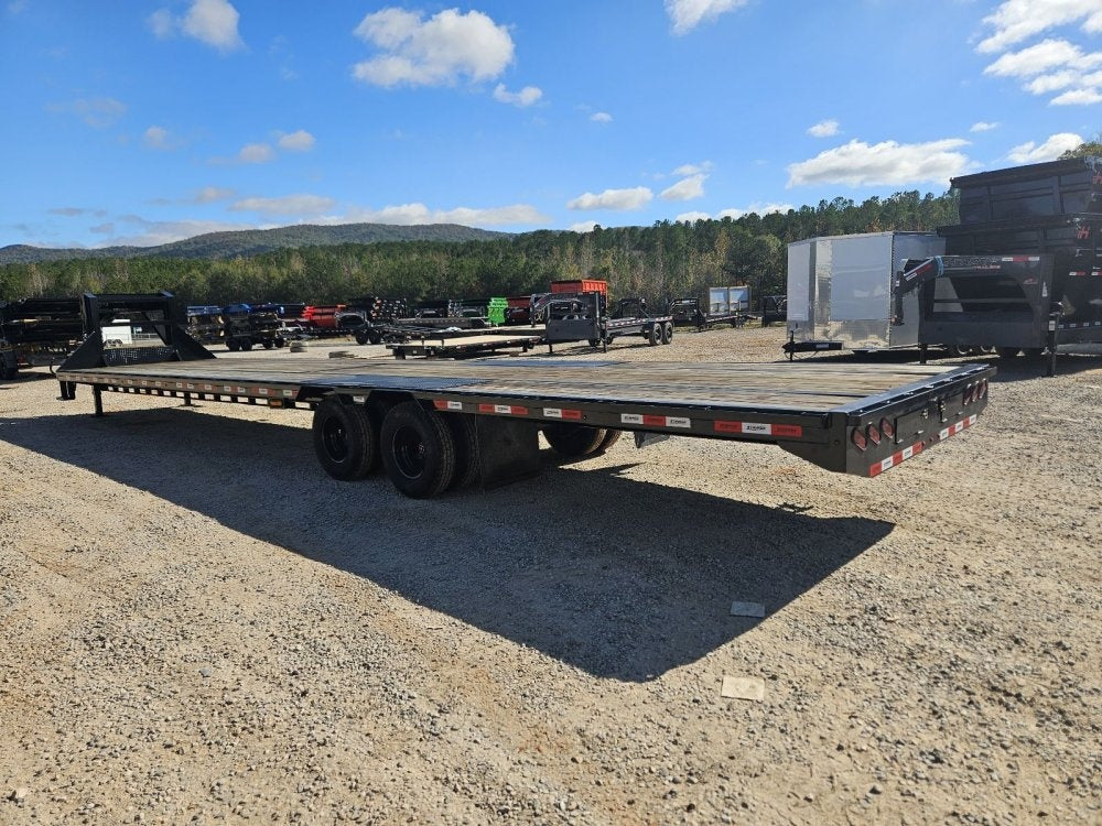 40' Stryker Gooseneck (2) 12K Axles Straight Deck Dual Wheels 3654
