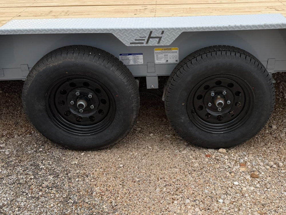 18' Horizon CEZ Bumper Pull Single Car Trailer 16083