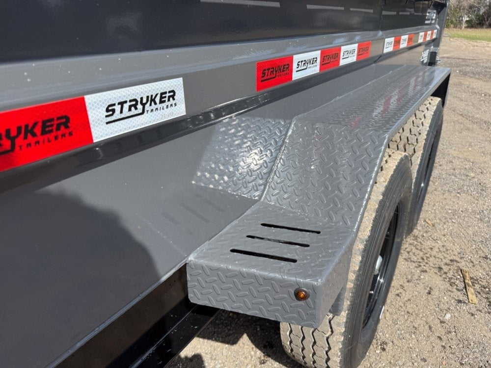 14' Stryker SDT Bumper Pull Dump Trailer 24" Side Walls - (2) 7k Axles 4265