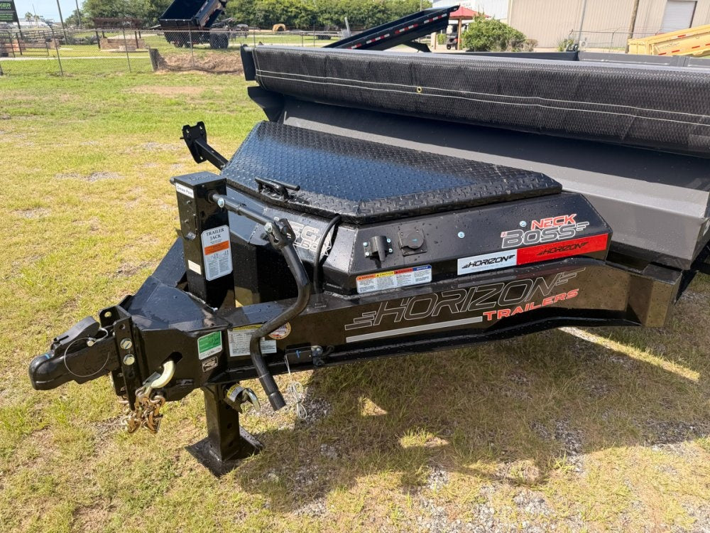 14' Horizon HZ7 Bumper Pull Dump Trailer 24" Side Walls - (2) 7K Axles 017999