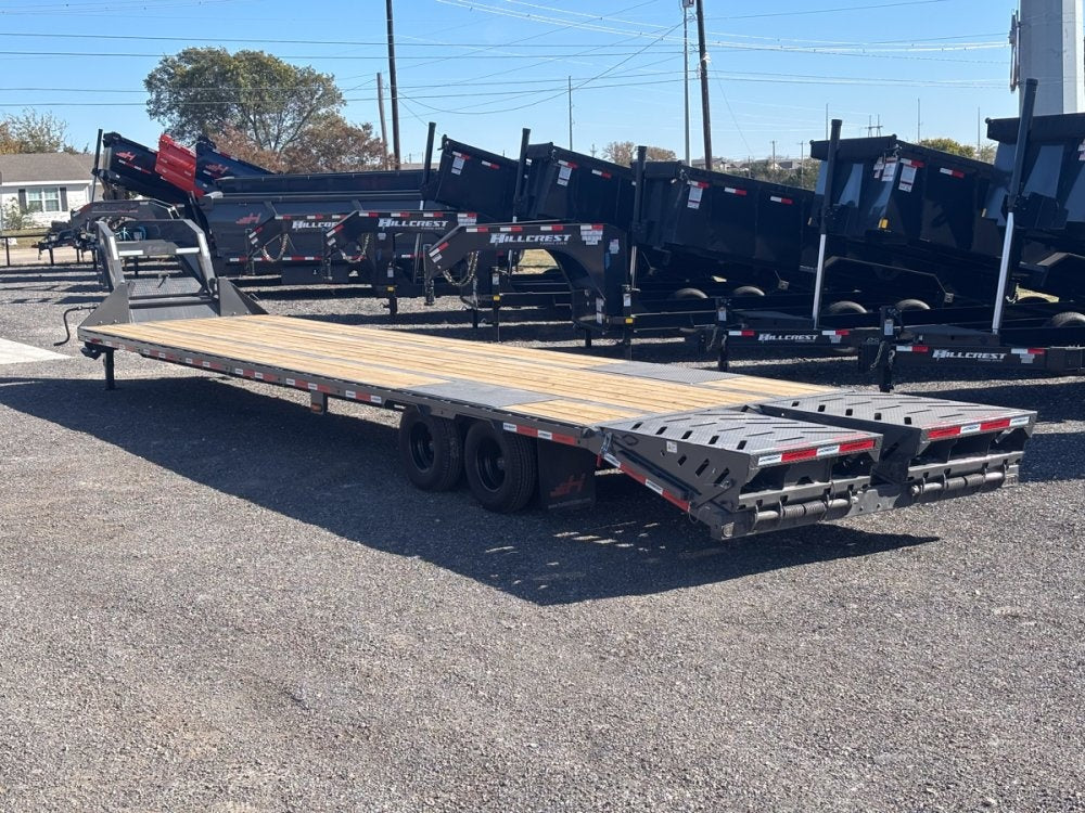 40' FHZ Gooseneck Deckover (2) 10K Axles Mega Ramps 12442