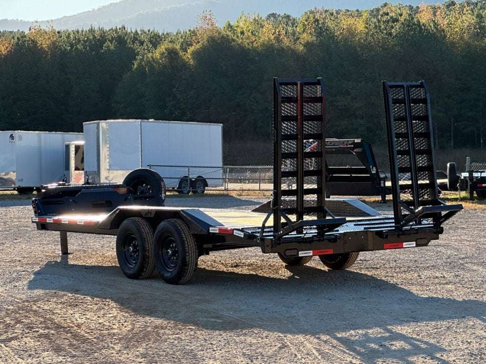 EHZ 20' x 83" BP EQUIPMENT TRAILER (2) 7K Axles, Stand Up Ramps, 14 Ply Tires - Equipment Trailers - Stryker Dealership Group