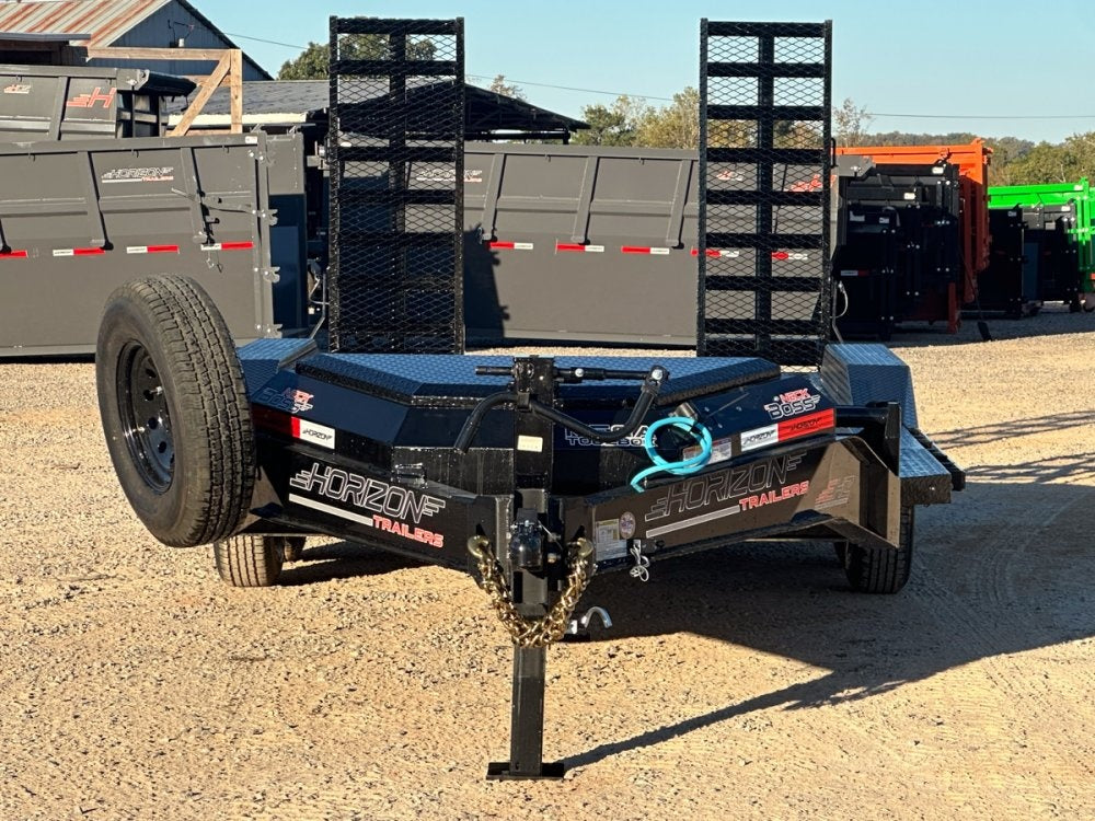 EHZ 20' x 83" BP EQUIPMENT TRAILER (2) 7K Axles, Stand Up Ramps, 14 Ply Tires - Equipment Trailers - Stryker Dealership Group