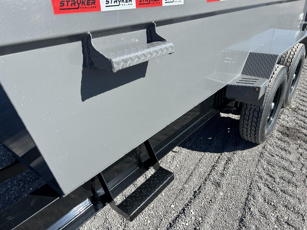 14' Stryker SDT Gooseneck Dump Trailer 48" Side Walls - (2) 7k Axles 3930