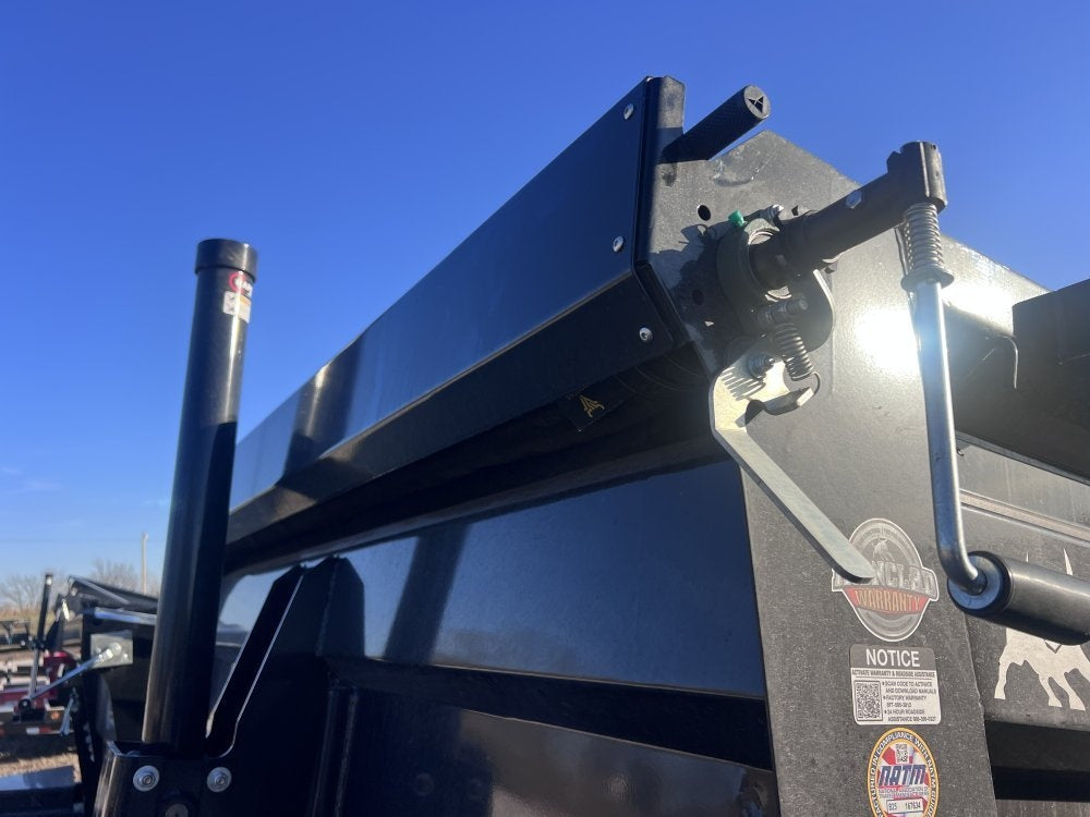 14' x 83" Iron Bull DTB Bumper Pull Dump Trailer 24" Side Walls - (2) 7,000 lb Axles, Telescopic 108275