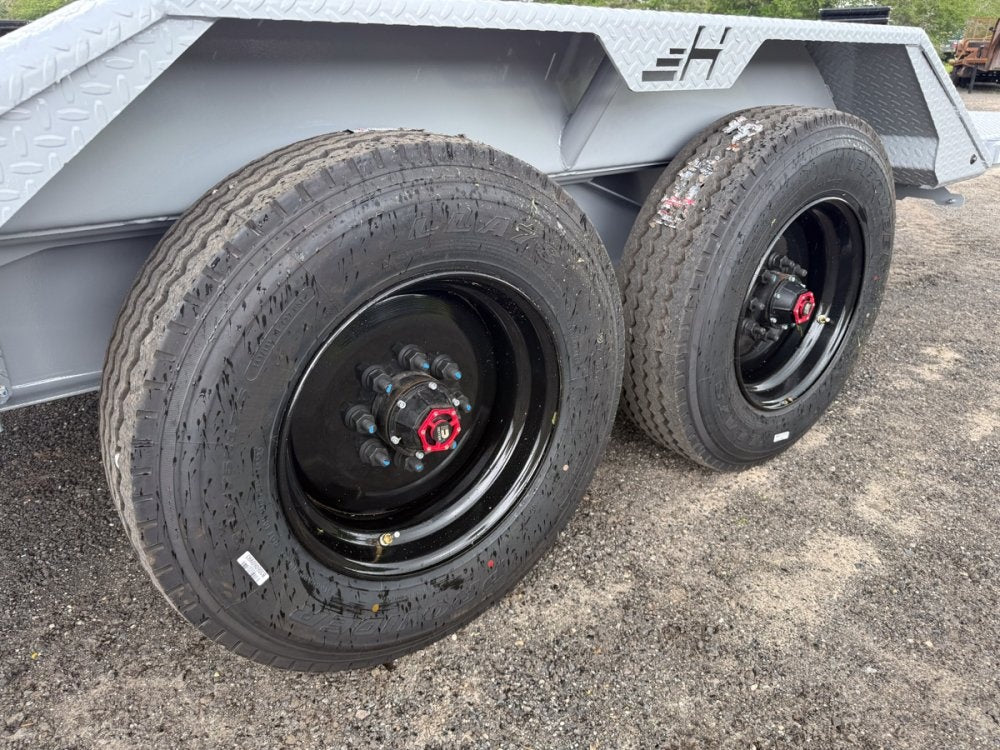 24' Horizon HET Bumper Pull Equipment Tilt Trailer Drive Over Fenders - (2) 10K Axles 99-45c