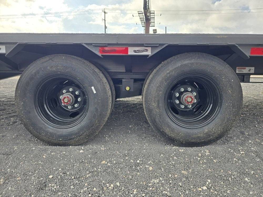 32' DKO Gooseneck Deckover 27' + 5' Mega Ramps (2) 12K Axles 11358
