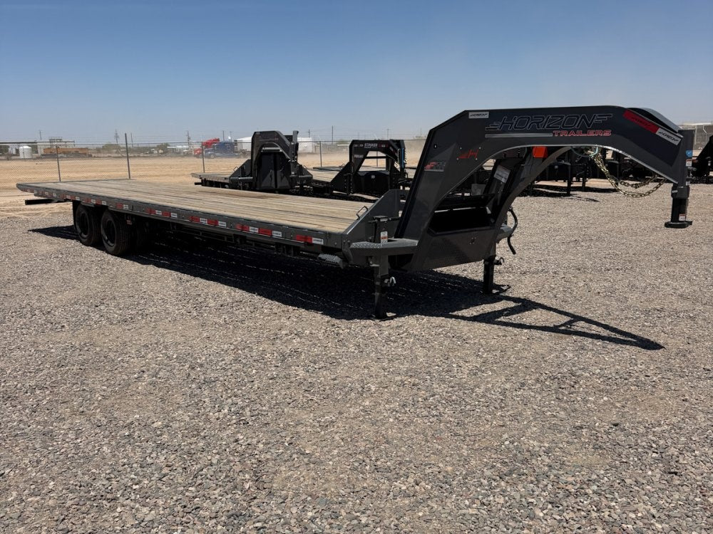 36' Horizon FFH Gooseneck Deckover Full Tilt Trailer - (2) 10k Axles 012397