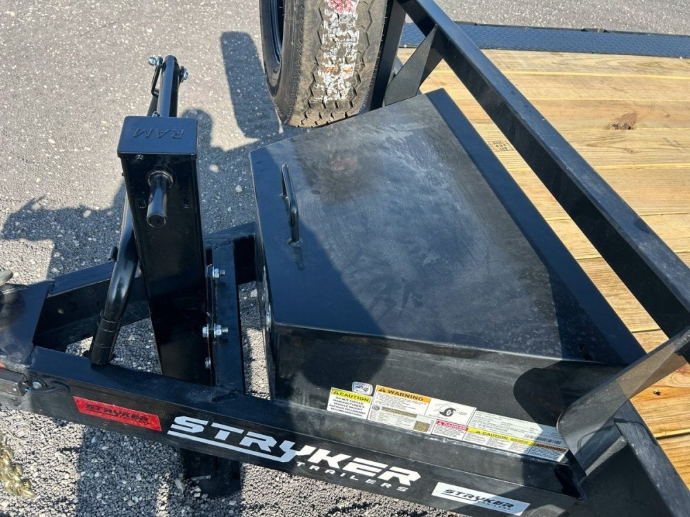 24' Stryker SET Bumper Pull Equipment Trailer DOF - (2) 7K Axles 4078