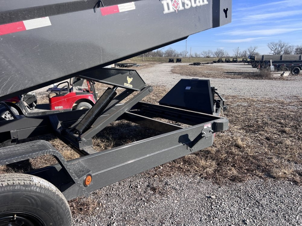 16' x 83" Iron Bull DCB Bumper Pull Dump Trailer 20" Side Walls - (2) 7,000 lb Axles 109114