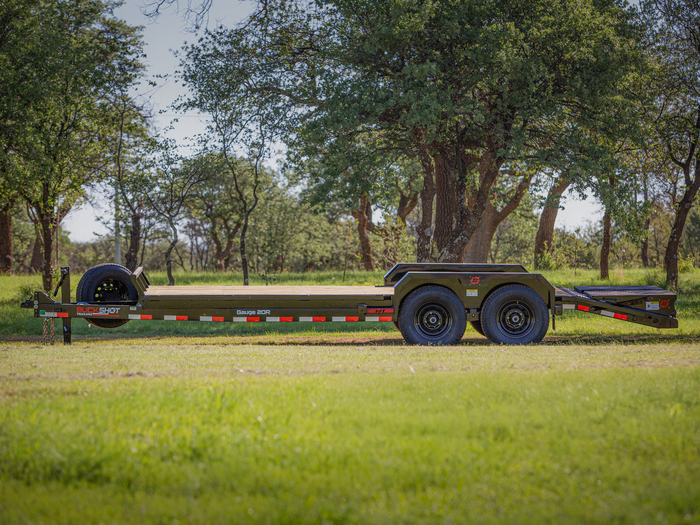 Buckshot Gauge Bumper Pull Equipment Trailer