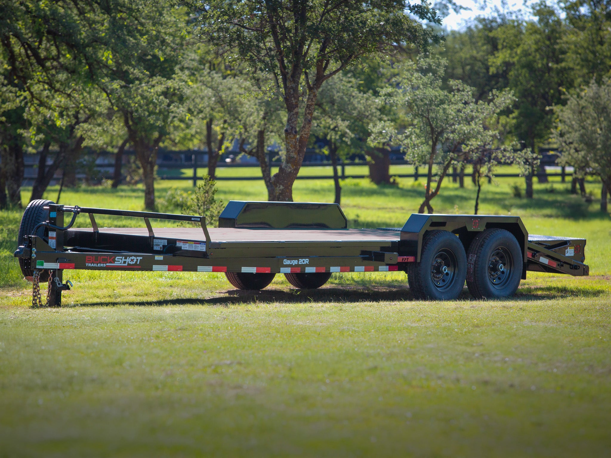 Buckshot Gauge Bumper Pull Equipment Trailer